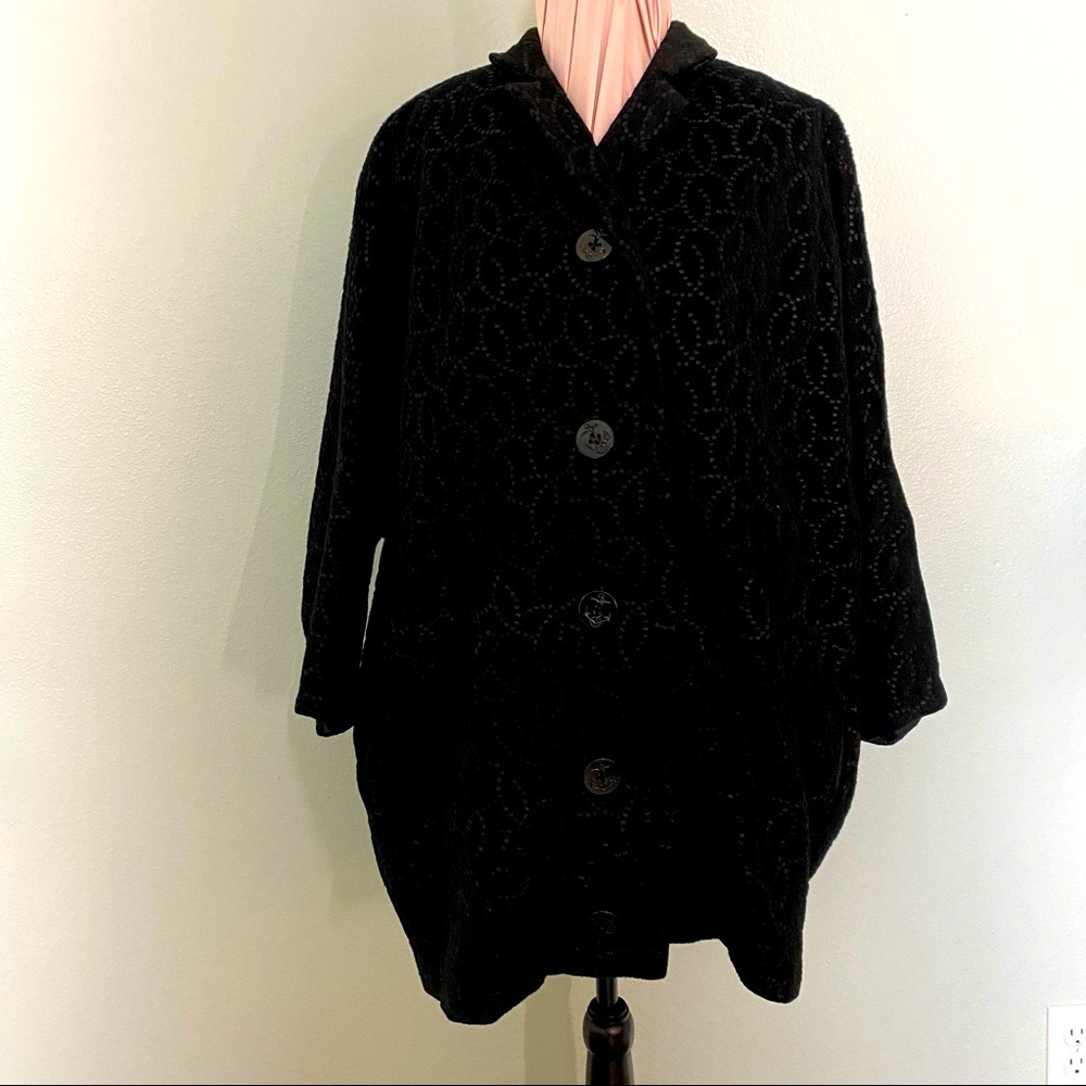 Hand Crafted Dolman Sleeved Coat Photos For Sizing